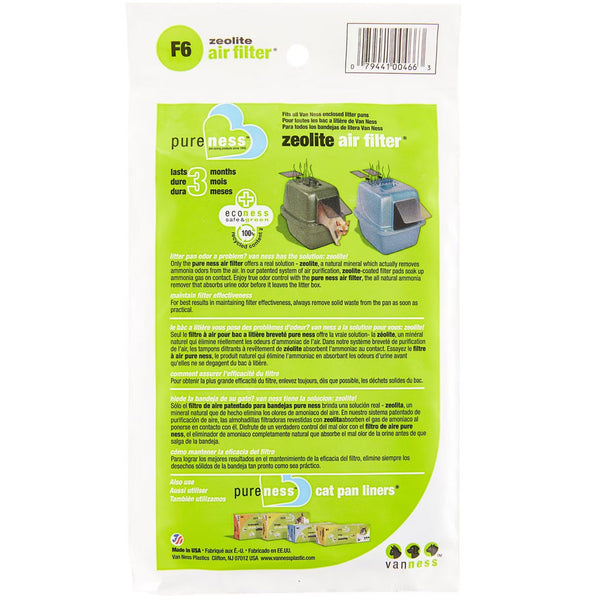 Van Ness Plastics Zeolite Air Filter Replacement Cartridge