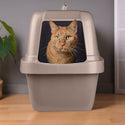 Van Ness Plastics Enclosed Sifting Cat Litter Box, Beige