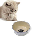 Van Ness Decorated Stainless Cat Dish, Color Varies
