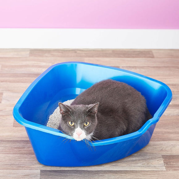 Van Ness Corner High-Sides Cat Litter Pan