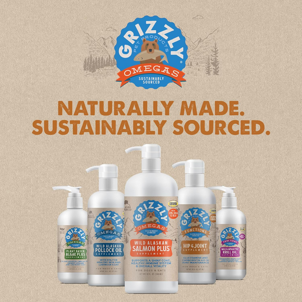 Grizzly Salmon Oil Omega Plus Supplement For Dogs