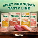 Natoo Meal Topper or Treat Salmon & Brown Rice in Broth Dog Food