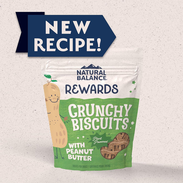 Natural Balance Rewards Crunchy Biscuits with Peanut Butter Dog Treats