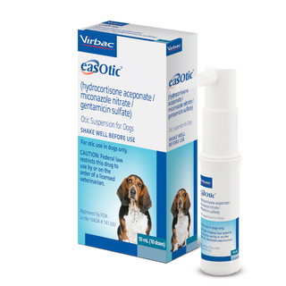 Easotic Otic Suspension for Dogs 10 mL (10 doses)