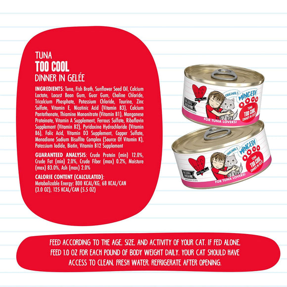 BFF Tuna Too Cool Dinner in Gelee Canned Cat Food