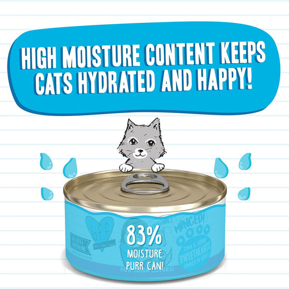 BFF Tuna & Shrimp Sweethearts Dinner in Gravy Canned Cat Food