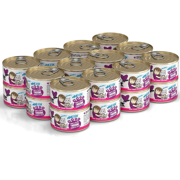 BFF Tuna & Tilapia Twosome Dinner in Gelee Canned Cat Food, 2-oz, 24pack