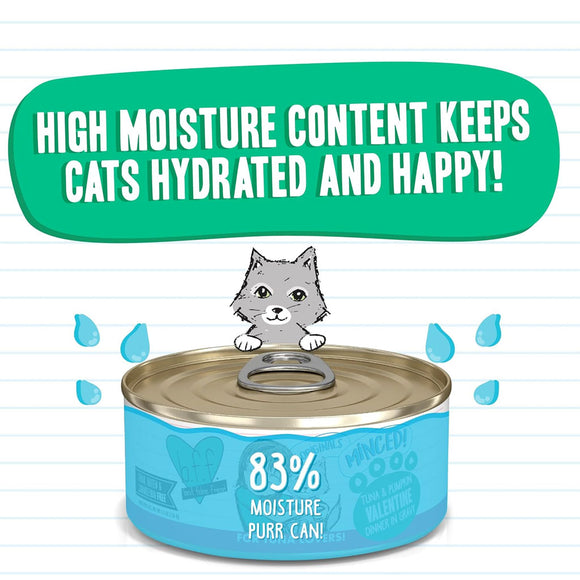 BFF Tuna & Pumpkin Valentine Dinner in Gravy Minced Grain-Free Wet Cat Food