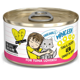 BFF Tuna & Chicken 4-Eva Dinner in Gravy Grain-Free Minced Wet Cat Food