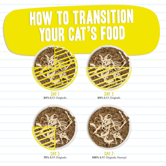 BFF Tuna & Chicken 4-Eva Dinner in Gravy Grain-Free Minced Wet Cat Food