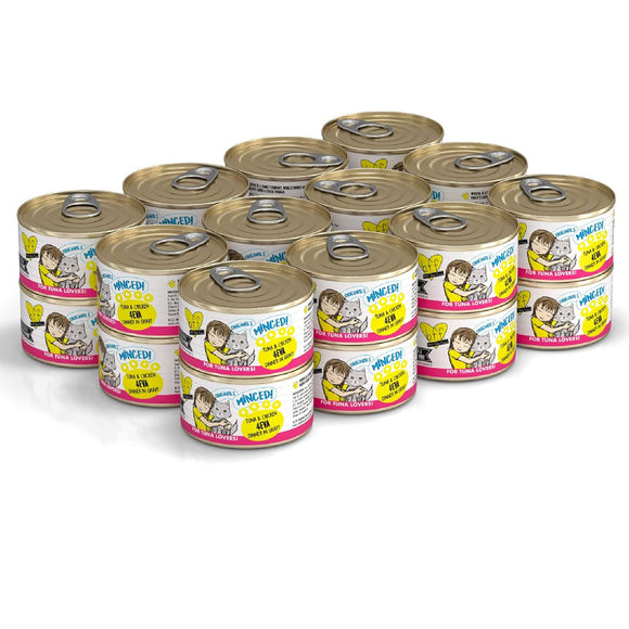 BFF Tuna & Chicken 4-Eva Dinner in Gravy Grain-Free Minced Wet Cat Food