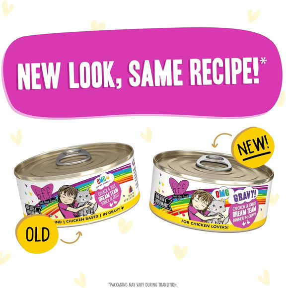 Weruva BFF Gravy Chicken & Duck Dream Team Dinner in Gravy Cat Food