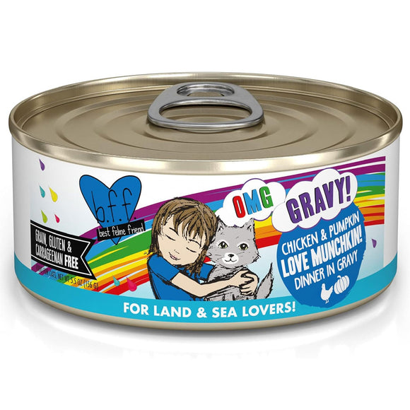 Weruva BFF Gravy Chicken & Pumpkin Love Munchkin! Dinner in Gravy Cat Food