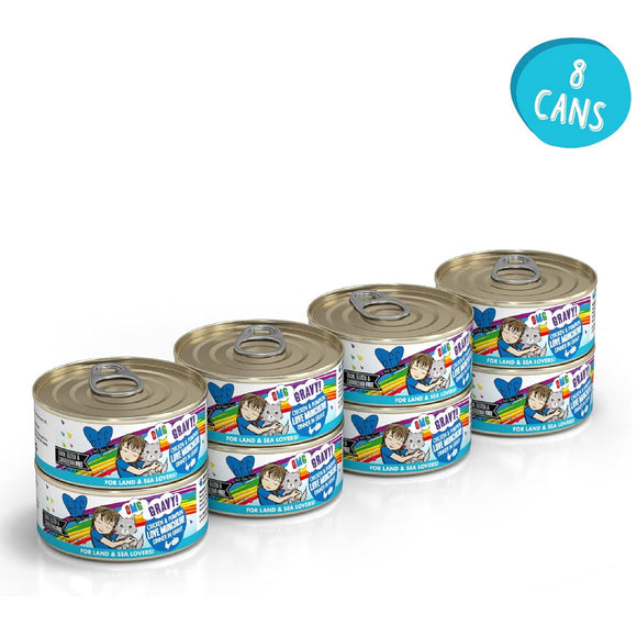 Weruva BFF Gravy Chicken & Pumpkin Love Munchkin! Dinner in Gravy Cat Food, 5-oz 8pk