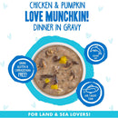 Weruva BFF Gravy Chicken & Pumpkin Love Munchkin! Dinner in Gravy Cat Food