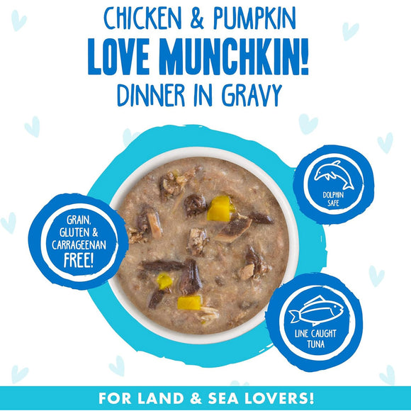 Weruva BFF Gravy Chicken & Pumpkin Love Munchkin! Dinner in Gravy Cat Food