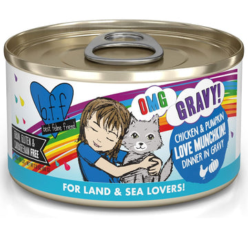 Weruva BFF Gravy Chicken & Pumpkin Love Munchkin! Dinner in Gravy Cat Food