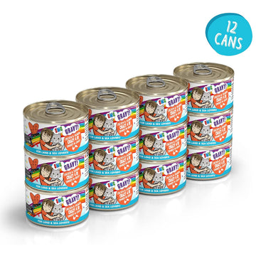 Weruva BFF Gravy Chicken & Salmon Crazy 4 U! Dinner in Gravy Cat Food, 2-oz 12pk