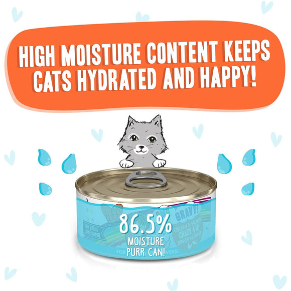 Weruva BFF Gravy Chicken & Salmon Crazy 4 U! Dinner in Gravy Cat Food