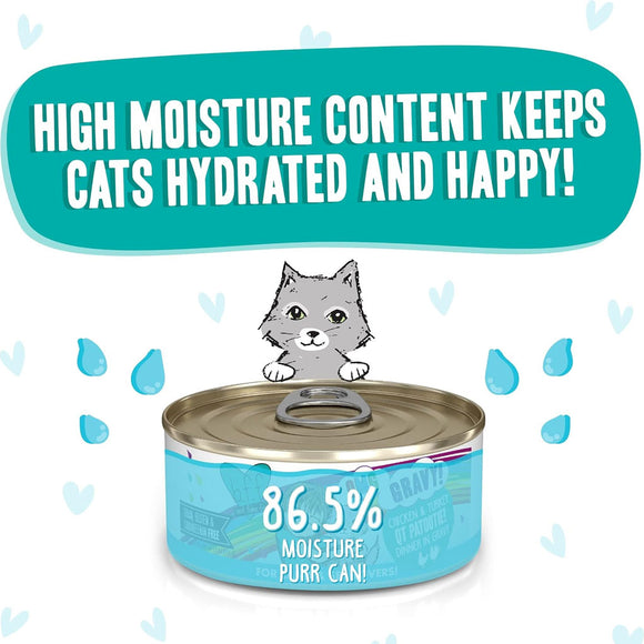 Weruva BFF Gravy Chicken & Turkey QT Patootie! Dinner in Gravy Cat Food