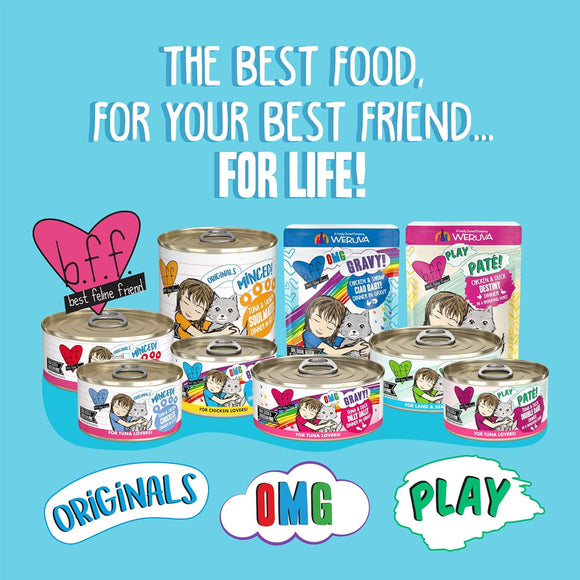 Weruva BFF Gravy Chicken & Turkey QT Patootie! Dinner in Gravy Cat Food