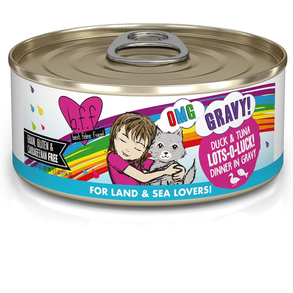Weruva BFF Gravy Duck & Tuna Lots-O-Luck! Dinner in Gravy Cat Food