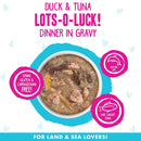 Weruva BFF Gravy Duck & Tuna Lots-O-Luck! Dinner in Gravy Cat Food