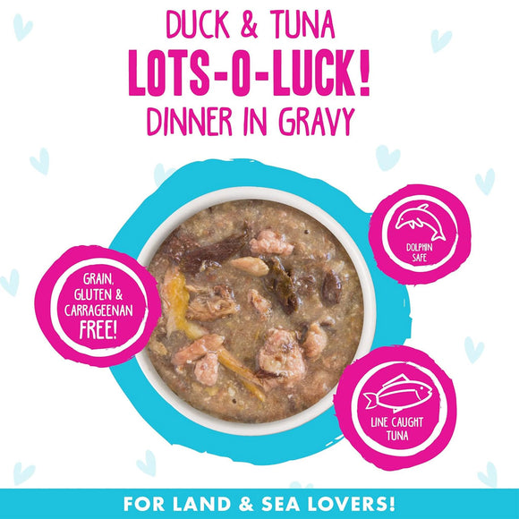 Weruva BFF Gravy Duck & Tuna Lots-O-Luck! Dinner in Gravy Cat Food