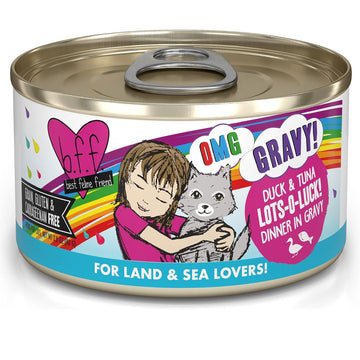 Weruva BFF Gravy Duck & Tuna Lots-O-Luck! Dinner in Gravy Cat Food