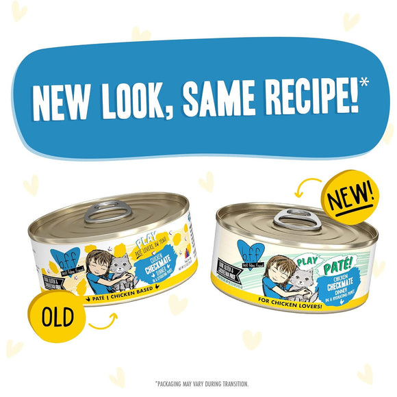 BFF Play Pate Lovers Chicken Checkmate Grain-Free Wet Cat Food