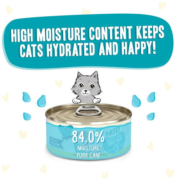 Weruva BFF Pate Chicken & Turkey Topsy Turvy Wet Cat Food