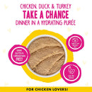BFF Play Pate Lovers Chicken, Duck & Turkey Take a Chance Wet Cat Food