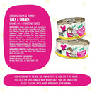 BFF Play Pate Lovers Chicken, Duck & Turkey Take a Chance Wet Cat Food