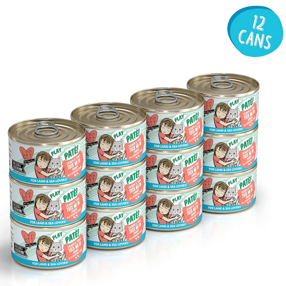 Weruva BFF Pate Salmon & Tuna Tuck Me In Dinner Wet Cat Food, 2-oz 12pk