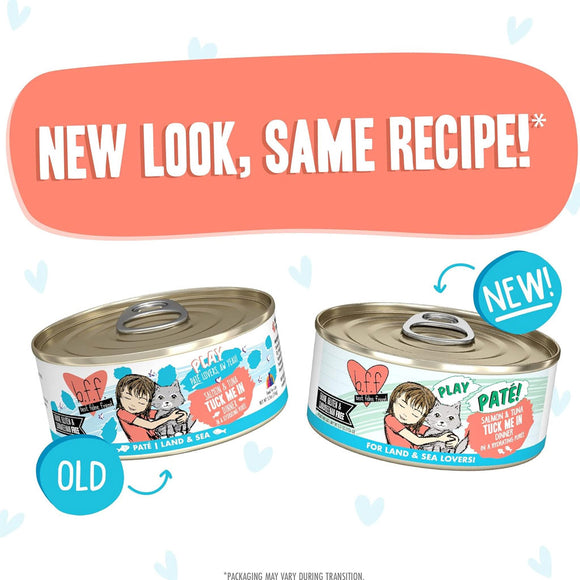 Weruva BFF Pate Salmon & Tuna Tuck Me In Dinner Wet Cat Food