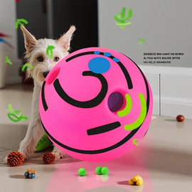 Interactive Squeak Ball Dog Toy – Durable Safe & Fun for All Breeds (Assorted Colors) - Interactive Dog Toys 2