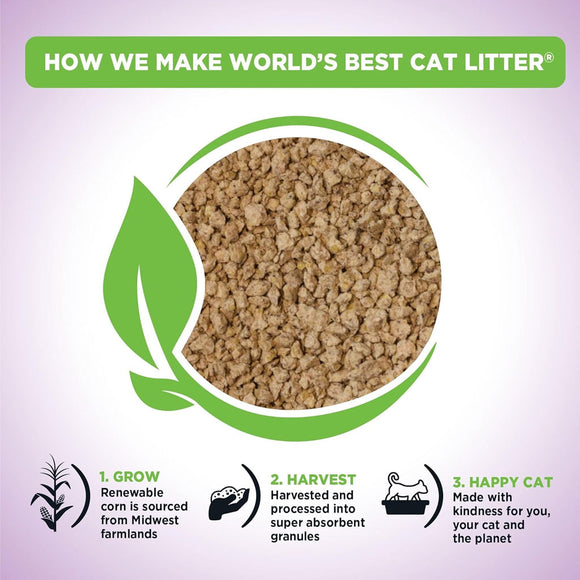 World's Best Cat Litter Multiple Cat Lavender Scent, 28 lbs
