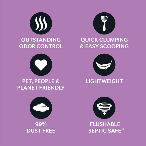 World's Best Cat Litter Multiple Cat Lavender Scent, 28 lbs