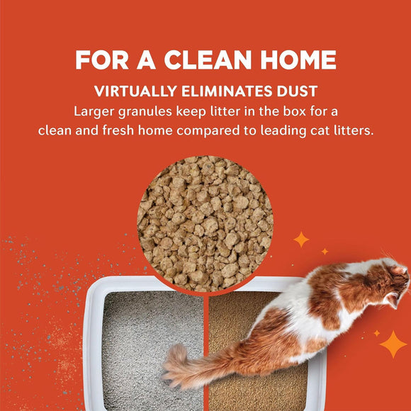 World's Best Cat Litter Low Tracking & Dust Control Multiple Cat Unscented, 28 lbs