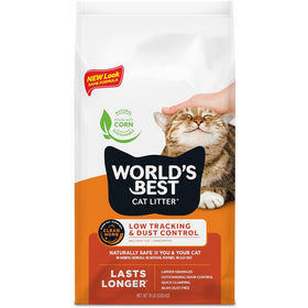 World's Best Cat Litter Low Tracking & Dust Control Multiple Cat Unscented, 28 lbs