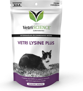 VetriScience Vetri-Lysine Plus Immune Support for Cats (120 soft chews)