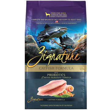 Zignature Catfish Formula Dry Dog Food, 4-lb bag