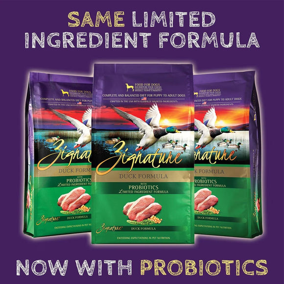 Zignature Duck Formula Dry Dog Food