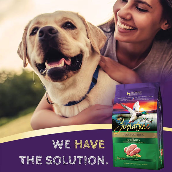 Zignature Duck Formula Dry Dog Food