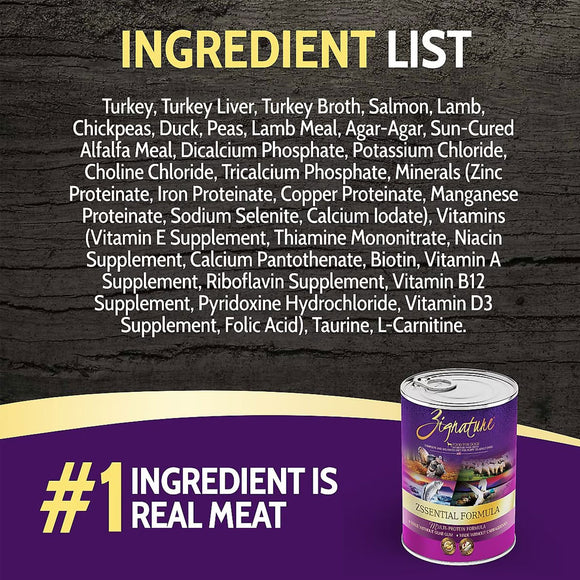 Zignature Limited Ingredient Formula Canned Dog Food, 13-oz case of 12