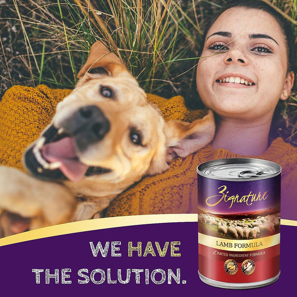 Zignature Limited Ingredient Formula Canned Dog Food, 13-oz case of 12