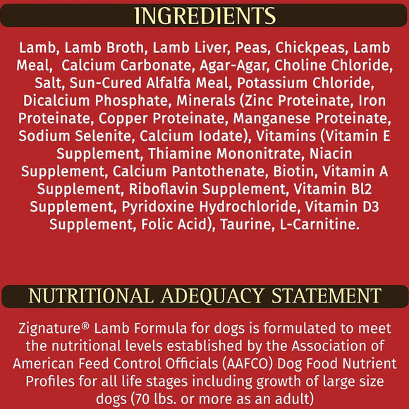 Zignature Limited Ingredient Formula Canned Dog Food, 13-oz case of 12