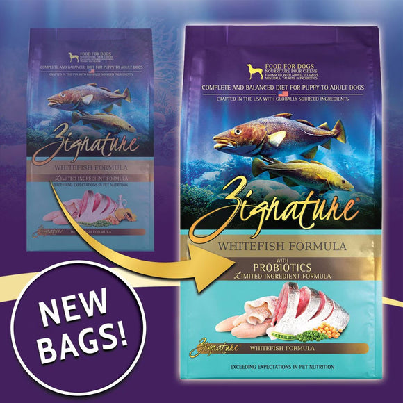 Zignature Whitefish  Formula Dry Dog Food
