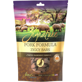 Zignature Pork Formula Ziggy Bars with Pumpkin Dog Treats, 12-oz