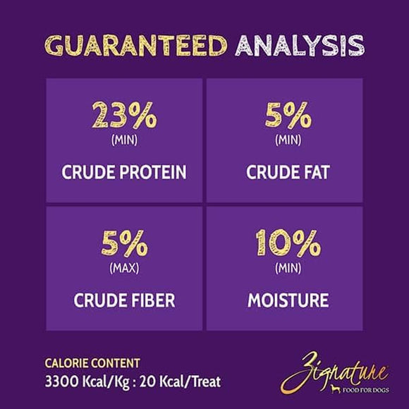 Zignature Trout Formula Ziggy Bars with Pumpkin Dog Treats